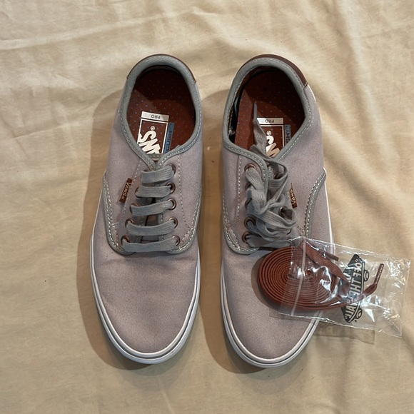 Vans Chima Ferguson Pro. Brushed Twill Grey Skate Shoe. Size 7.5 - Picture 14 of 14